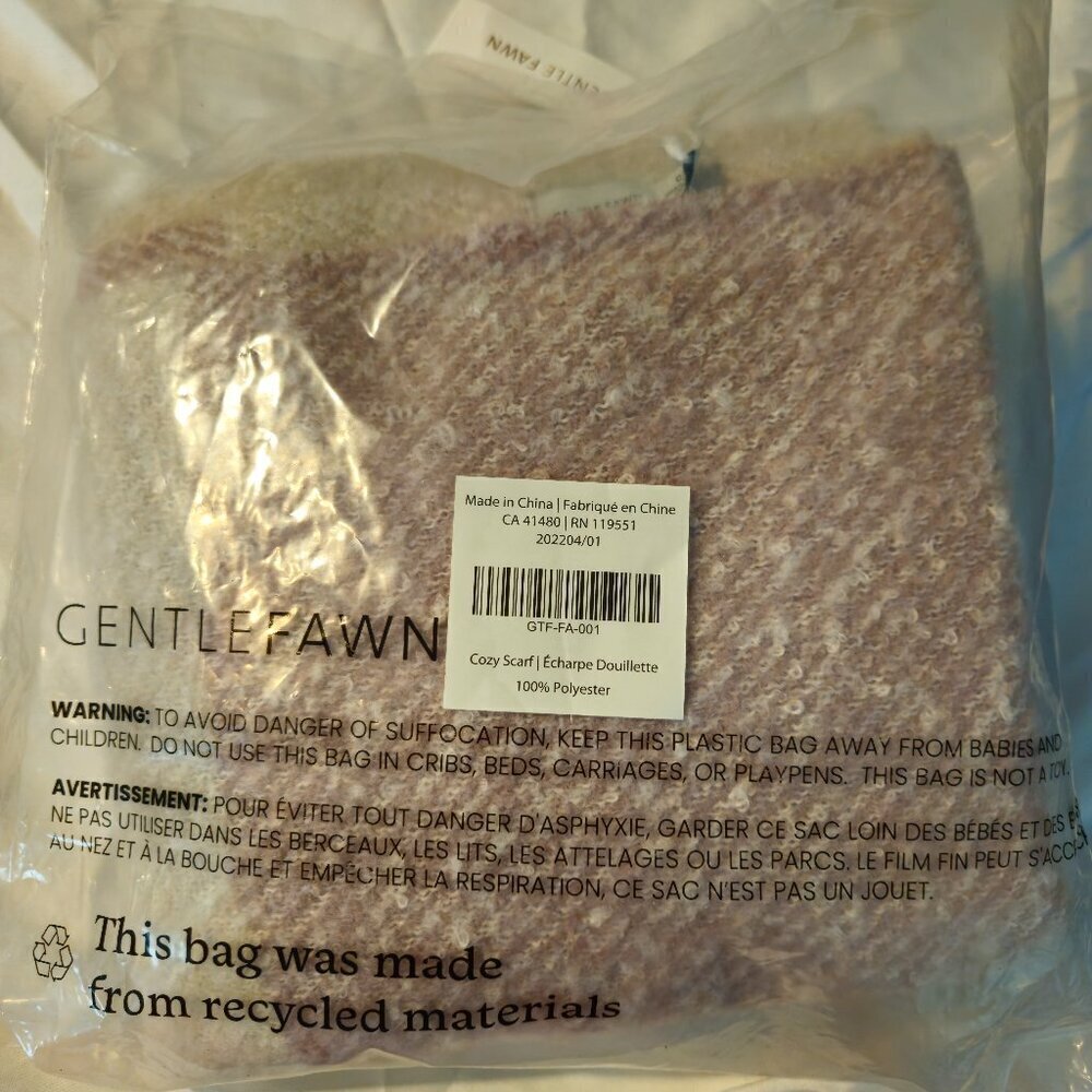 Gentle Fawn cozy scarf New in Bag